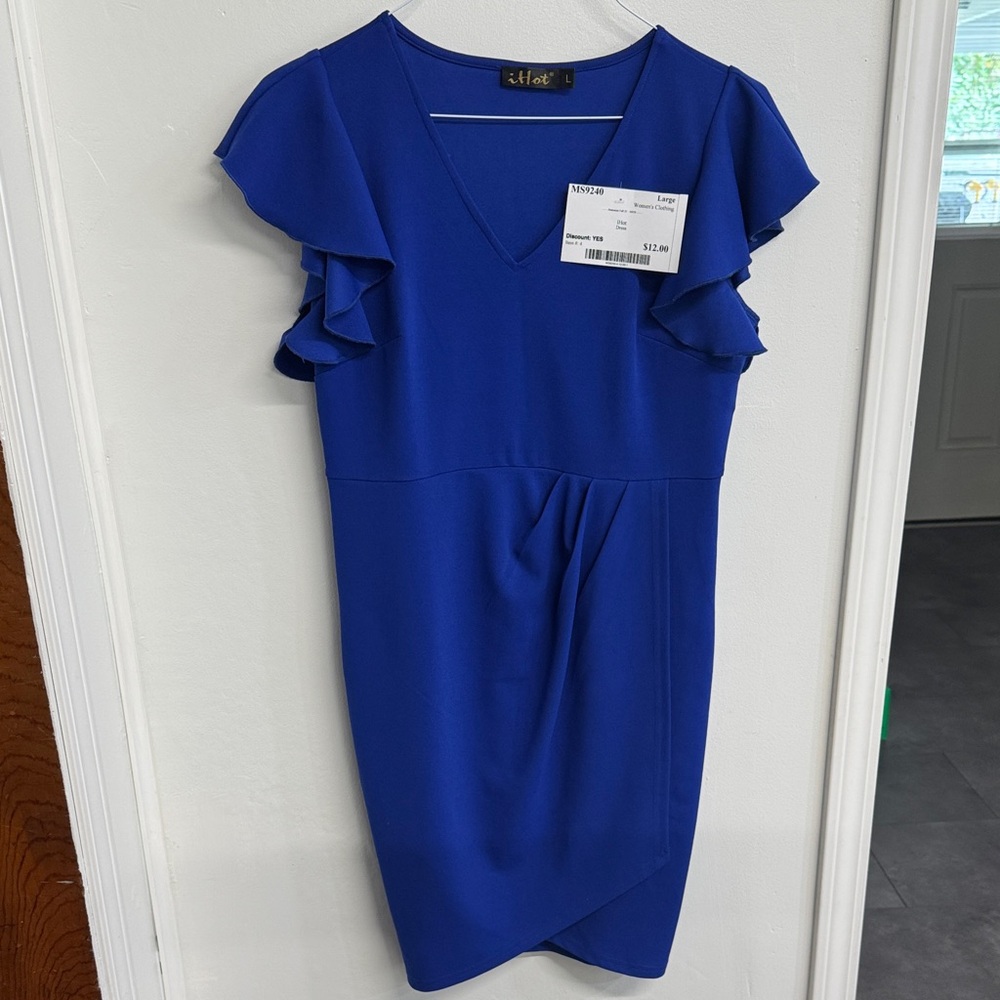 Royal Blue Mini Dress